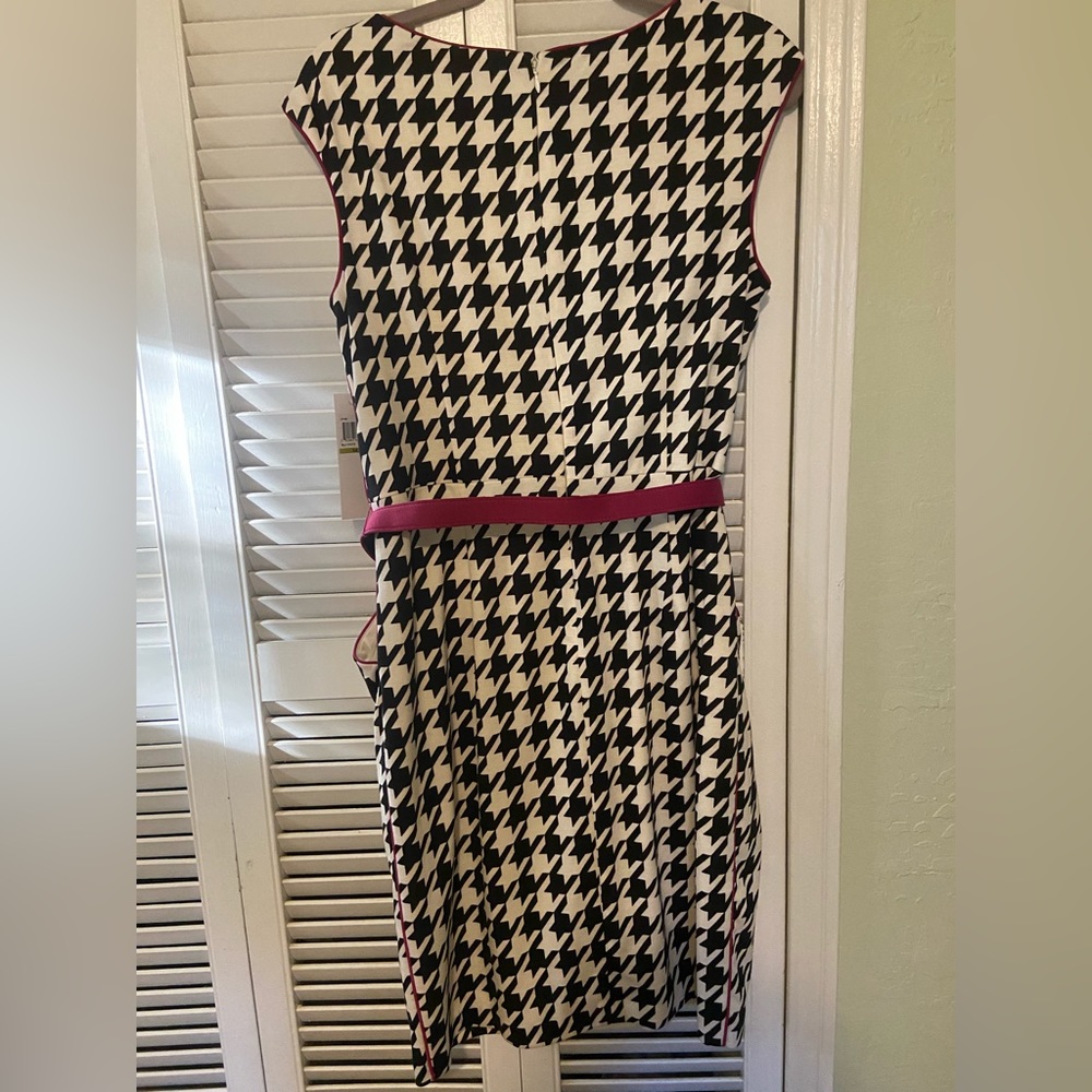 London Times B&W Sheath Sz 14 - Picture 3 of 4